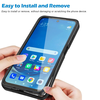  Techsuit - ColorVerse 360 Sorozat + Képernyővédő - Samsung Galaxy A12 - Rózsaszín tok - 3. kép