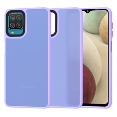  Techsuit - HaloFrost Sorozat - Samsung Galaxy A12 / A12 Nacho / M12 / F12 - Világoslila tok