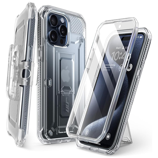 Supcase - Unicorn Beetle Pro - iPhone 15 Pro - Átlátszó tok Supcase - Unicorn Beetle Pro - iPhone 15 Pro - Átlátszó tok