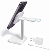  ESR - 3 az 1-ben HaloLock töltőállomás - iPhone MagSafe, AirPods Pro és Apple Watch számára, levehető óra töltővel - Fehér - 0. kép