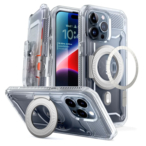 Supcase - Unicorn Beetle Pro MagSafe - iPhone 15 Pro - Átlátszó tok Supcase - Unicorn Beetle Pro MagSafe - iPhone 15 Pro - Átlátszó tok