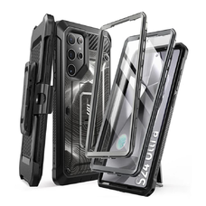  Supcase - Unicorn Beetle Pro - Samsung Galaxy S24 Ultra - Fekete Ripple tok