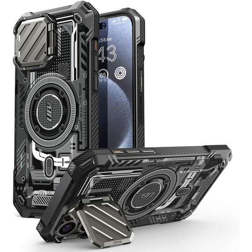 Supcase - Unicorn Beetle XT MagSafe - iPhone 15 Pro Max - Fekete Áramkör tok Supcase - Unicorn Beetle XT MagSafe - iPhone 15 Pro Max - Fekete Áramkör tok