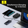  Baseus - Adaman Power Bank (P10021508113-00) - USB, 2x Type-C, 24000mAh, 140W, iPhone 13, 14, 15, MacBook és Dell számára - Fekete - 1. kép