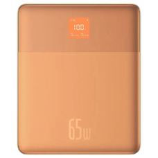  Baseus - Power Bank Blade (P10063801733-00) - 2x Type-C, 65W, 12000mAh, Digitális Kijelző, USB-C Kábellel - Narancssárga