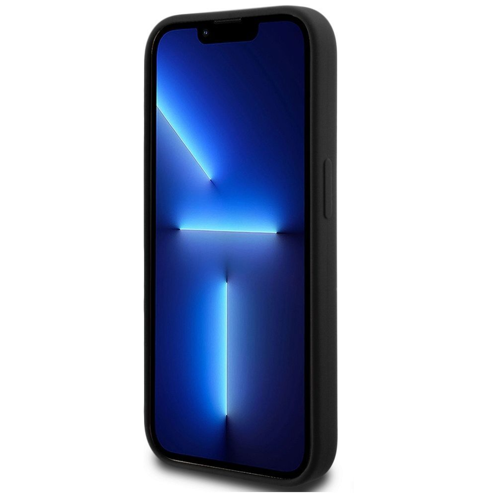 KARL LAGERFELD tok iPhone 14 Pro KLHCP14LSCMSMVK (Szilikon Sign Metal Logo) fekete tok - 7