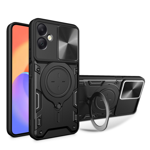 Techsuit - CamGuard Pro - Samsung Galaxy A06 - Fekete tok Techsuit - CamGuard Pro - Samsung Galaxy A06 - Fekete tok
