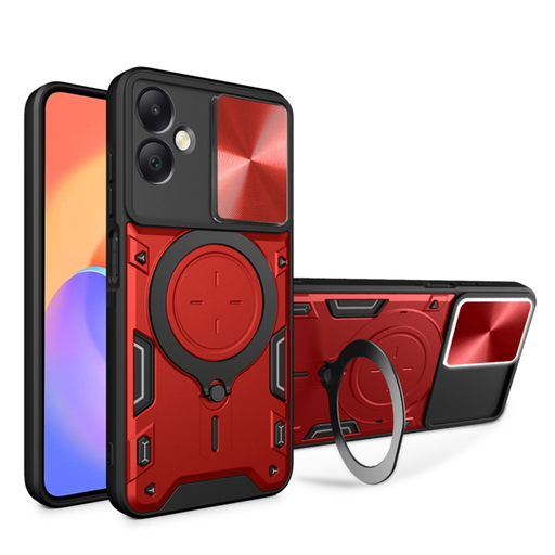 Techsuit - CamGuard Pro - Samsung Galaxy A06 - Piros tok Techsuit - CamGuard Pro - Samsung Galaxy A06 - Piros tok