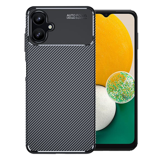 Techsuit - CarbonFiber - Samsung Galaxy A06 - Fekete tok Techsuit - CarbonFiber - Samsung Galaxy A06 - Fekete tok