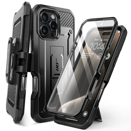  Supcase - Unicorn Beetle Pro - iPhone 16 Pro Max - Fekete tok