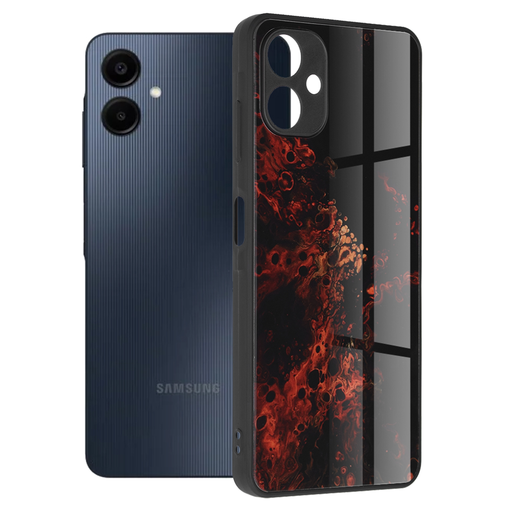 Techsuit - Glaze Széria - Samsung Galaxy A06 - Vörös Köd tok Techsuit - Glaze Széria - Samsung Galaxy A06 - Vörös Köd tok