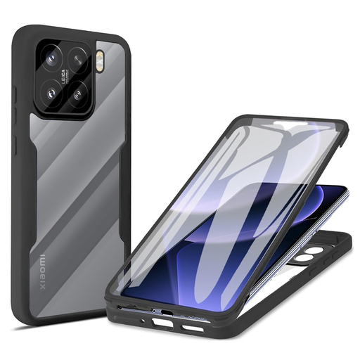 Techsuit - ColorVerse 360 Sorozat + Képernyővédő - Xiaomi 15 - Fekete tok Techsuit - ColorVerse 360 Sorozat + Képernyővédő - Xiaomi 15 - Fekete tok