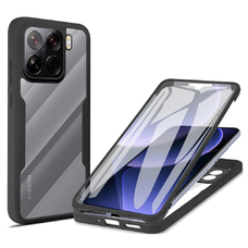  Techsuit - ColorVerse 360 Széria + Képernyővédő - Xiaomi 15 Pro - Fekete tok