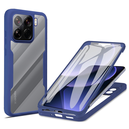 Techsuit - ColorVerse 360 sorozat + Képernyővédő - Xiaomi 15 Pro - Kék tok Techsuit - ColorVerse 360 sorozat + Képernyővédő - Xiaomi 15 Pro - Kék tok