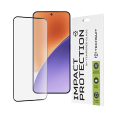  Techsuit - 111D Teljes Fedés / Teljes Ragasztás Üveg - Xiaomi 15 - Fekete üvegfólia