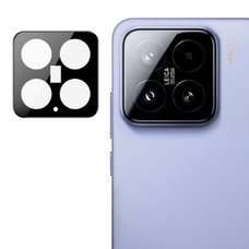  Techsuit - Teljes Kameravédő Üveg - Xiaomi 15 - Fekete üvegfólia