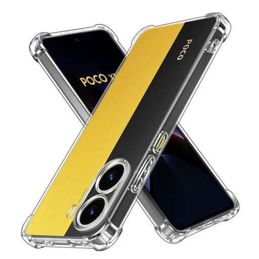 Techsuit - Ütésálló Átlátszó Szilikon - Xiaomi Poco X7 Pro - Átlátszó tok Techsuit - Ütésálló Átlátszó Szilikon - Xiaomi Poco X7 Pro - Átlátszó tok