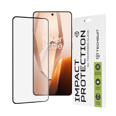  Techsuit - 111D Teljes Borítás / Teljes Ragasztás Üveg - OnePlus 13R - Fekete üvegfólia