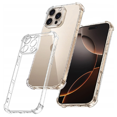  Techsuit - Ütésálló Átlátszó Szilikon - iPhone 16 Pro Max - Átlátszó tok