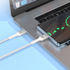 Blavec Cable Raptor fonott - USB Type-C - 3A 1 méter Apple CarPlay/Android Auto (CRA-UC3WS10) fehér-ezüst - 2. kép