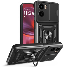 Tech-protect Camshield Pro Motorola Moto G05 / E15 Fekete tok