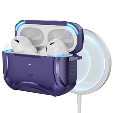 ESR - Cyber Armor erős tok HaloLock - Apple AirPods Pro 1 / 2 - Lila
