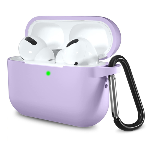 Techsuit - Szilikon tok - AirPods Pro 1 / 2-höz, sima ultravékony anyag - Lila Techsuit - Szilikon tok - AirPods Pro 1 / 2-höz, sima ultravékony anyag - Lila
