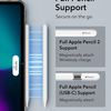  ESR - Klasszikus Hibrid - iPad Pro 13 (2024) - Átlátszó Fekete tok - 4. kép