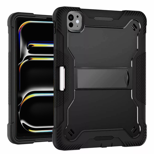 Techsuit - Strapabíró TabShell + Képernyővédő - iPad Pro 11 (2024) - Fekete tok Techsuit - Strapabíró TabShell + Képernyővédő - iPad Pro 11 (2024) - Fekete tok