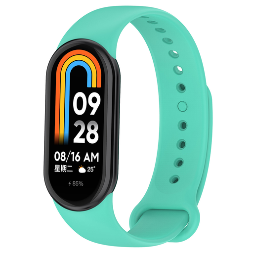  Techsuit - Óraszíj (W014) - Xiaomi Mi Band 8 / 8 NFC / 9 / 9 NFC - Türkiz Zöld