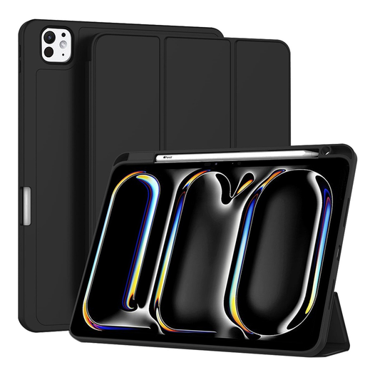 Techsuit - Flex Trifold (ceruzatartóval) - iPad Pro 11 (2024) - Fekete tok Techsuit - Flex Trifold (ceruzatartóval) - iPad Pro 11 (2024) - Fekete tok