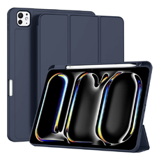  Techsuit - Flex Trifold (Ceruzatartóval) - iPad Pro 11 (2024) - Sötétkék tok