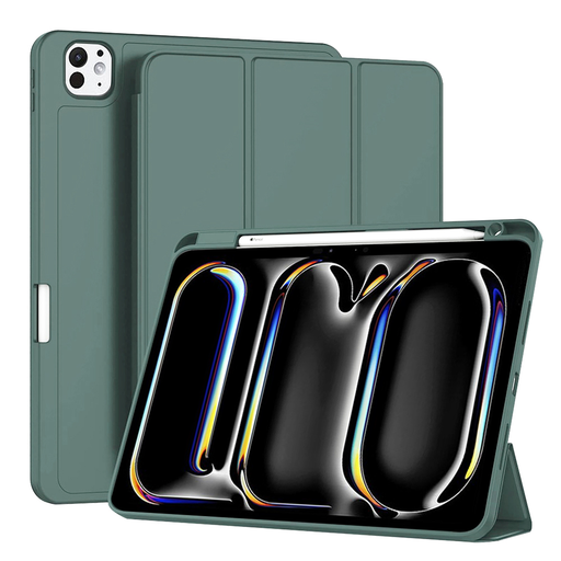 Techsuit - Flex Trifold (Ceruzatartóval) - iPad Pro 11 (2024) - Zöld tok Techsuit - Flex Trifold (Ceruzatartóval) - iPad Pro 11 (2024) - Zöld tok