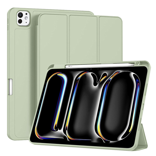 Techsuit - Flex Trifold (ceruzatartóval) - iPad Pro 11 (2024) - Matcha zöld tok Techsuit - Flex Trifold (ceruzatartóval) - iPad Pro 11 (2024) - Matcha zöld tok