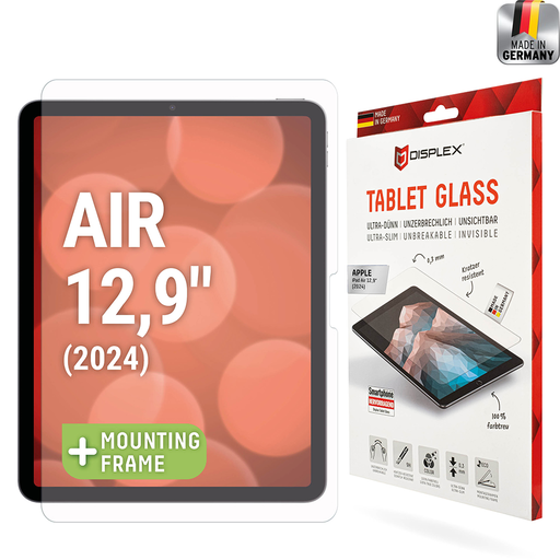 Displex - Prémium Táblagép FlexiGlass - iPad Air 13 (2024) - Átlátszó üvegfólia Displex - Prémium Táblagép FlexiGlass - iPad Air 13 (2024) - Átlátszó üvegfólia