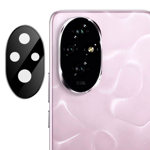 Techsuit - Teljes Kameraüveg - Honor 200 - Fekete üvegfólia Techsuit - Teljes Kameraüveg - Honor 200 - Fekete üvegfólia