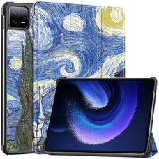  Techsuit - FoldPro - Xiaomi Pad 6 / Pad 6 Pro - Csillagos Éjszaka tok