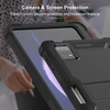  Techsuit - Strapabíró TabShell + Kijelzővédő - Xiaomi Pad 6 / Pad 6 Pro - Fekete tok - 1. kép