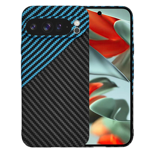 Techsuit - Karbonit Szálházas - Google Pixel 9 Pro XL - Kék Impulzus tok Techsuit - Karbonit Szálházas - Google Pixel 9 Pro XL - Kék Impulzus tok