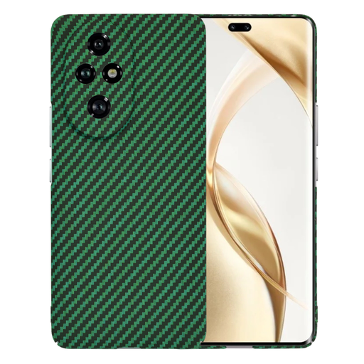 Techsuit - Karbonit Szálhéj - Honor 200 Pro - Zöld tok Techsuit - Karbonit Szálhéj - Honor 200 Pro - Zöld tok