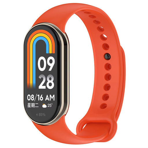  Techsuit - Óraszíj (W014) - Xiaomi Mi Band 8 / 8 NFC / 9 / 9 NFC - Korall