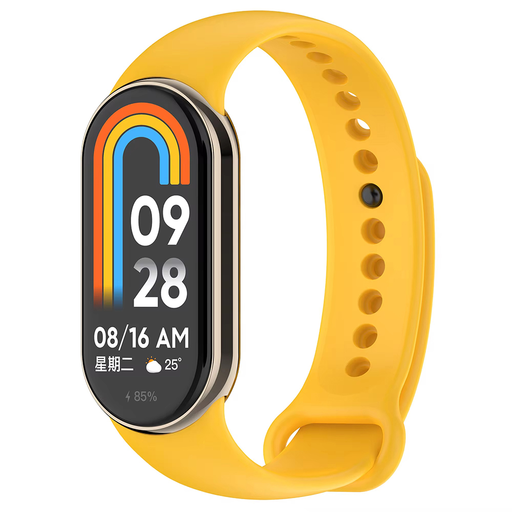  Techsuit - Óraszíj (W014) - Xiaomi Mi Band 8 / 8 NFC / 9 / 9 NFC - Sárga