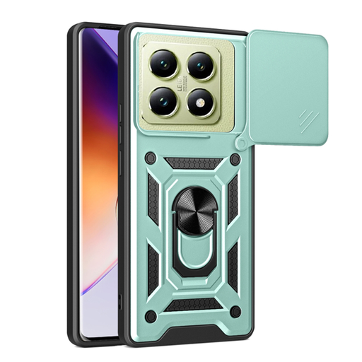 Techsuit - CamShield sorozat - Xiaomi 14T - Zöld tok Techsuit - CamShield sorozat - Xiaomi 14T - Zöld tok