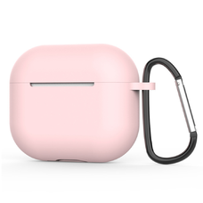  Techsuit - Szilikon tok - AirPods 4-hez, Simított ultravékony anyag - Rózsaszín