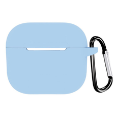  Techsuit - Szilikon Tok - AirPods 4-hez, Simább Ultravékony Anyag - Kék tok