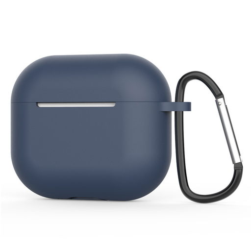Techsuit - Szilikon Tok - AirPods 4-hez, Sima Ultravékony Anyag - Sötétkék tok Techsuit - Szilikon Tok - AirPods 4-hez, Sima Ultravékony Anyag - Sötétkék tok