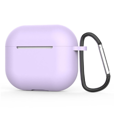  Techsuit - Szilikon tok - AirPods 4-hez, Sima ultravékony anyag - Lila