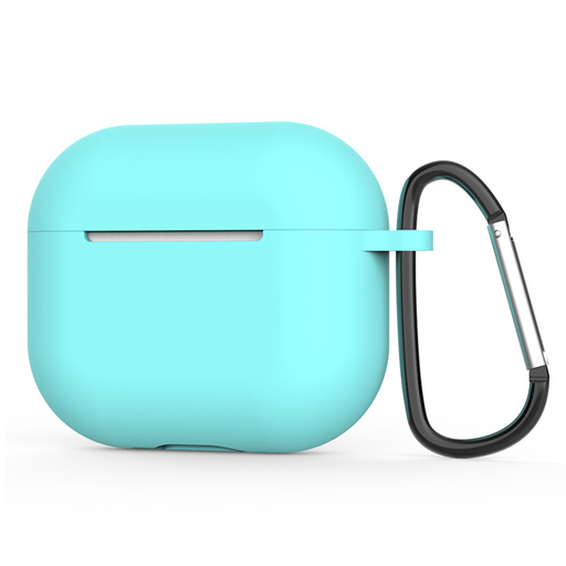 Techsuit - Szilikontok - AirPods 4-hez, Sima, ultravékony anyag - Türkiz tok Techsuit - Szilikontok - AirPods 4-hez, Sima, ultravékony anyag - Türkiz tok