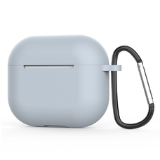  Techsuit - Szilikon Tok - AirPods 4-hez, Sima Ultravagány Anyag - Szürke tok