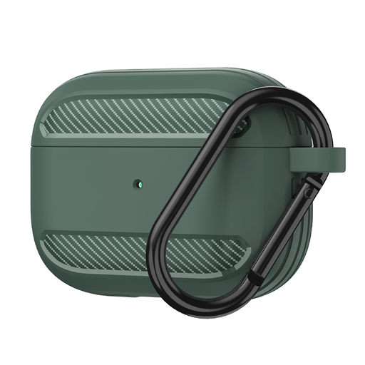 Techsuit - Karbonszilícium - AirPods Pro 1 / AirPods Pro 2 - Zöld tok Techsuit - Karbonszilícium - AirPods Pro 1 / AirPods Pro 2 - Zöld tok